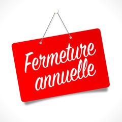 Fermeture annuelle de l’atelier