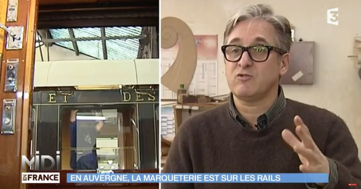 Reportage Midi en France « En Auvergne, la marqueterie est sur les rails »
