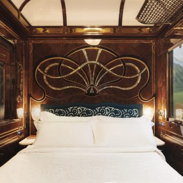 La Suite « Le Lac » de la voiture « 4S » du Venice Simplon Orient Express